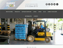 Tablet Screenshot of hardyfloor.com.br
